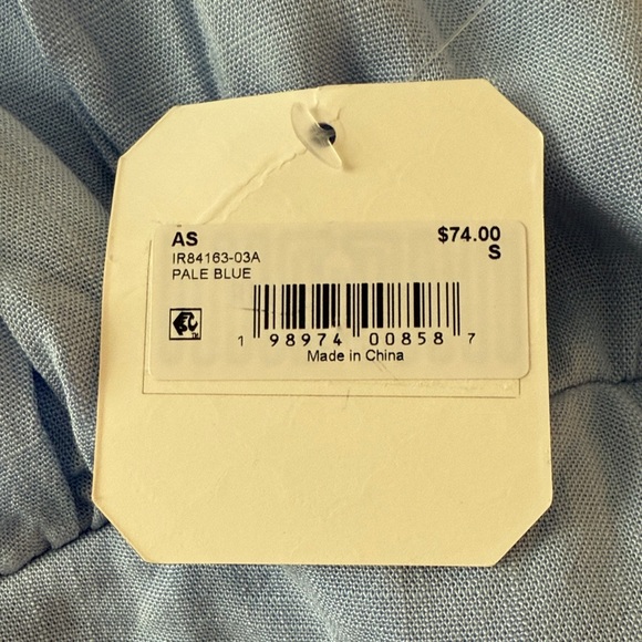 Altar'd State Light Blue Ruffled Blouse - Picture 3 of 3